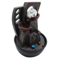 Fonte De água Decorativa Cascata 2 Quedas Luz De Led Bivolt - 8