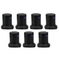 07 Und Acabamento De Registro Preto Encaixe Padrão - 1