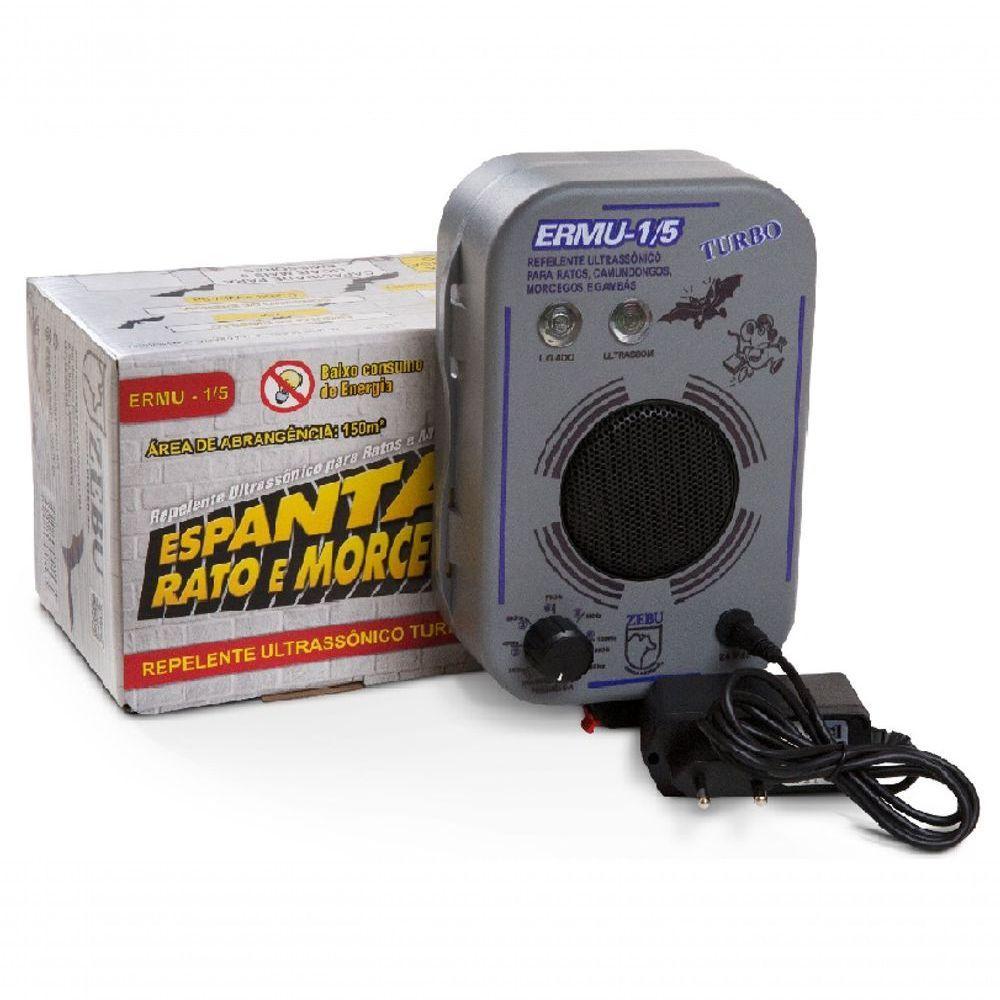 Repelente Ultrassônico Sonoro Ermu 1-5 Turbo Zebu - 1