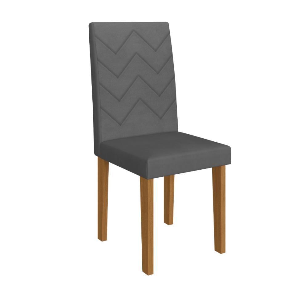 Conjunto Sala De Jantar Fidelitá Itália 170cm Com 6 Cadeiras Freijó/off-white Assento Grafite - 8