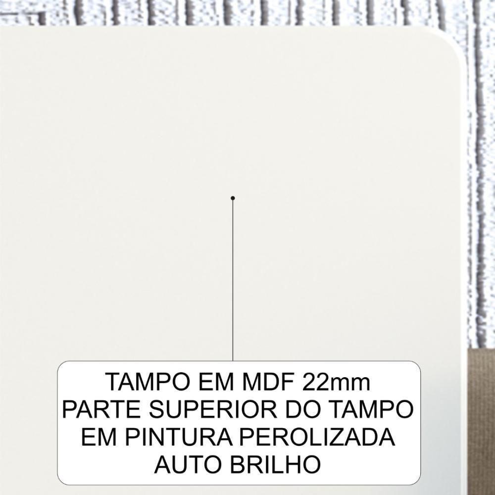 Conjunto Sala De Jantar Fidelitá Itália 170cm Com 6 Cadeiras Freijó/off-white Assento Cacau - 4