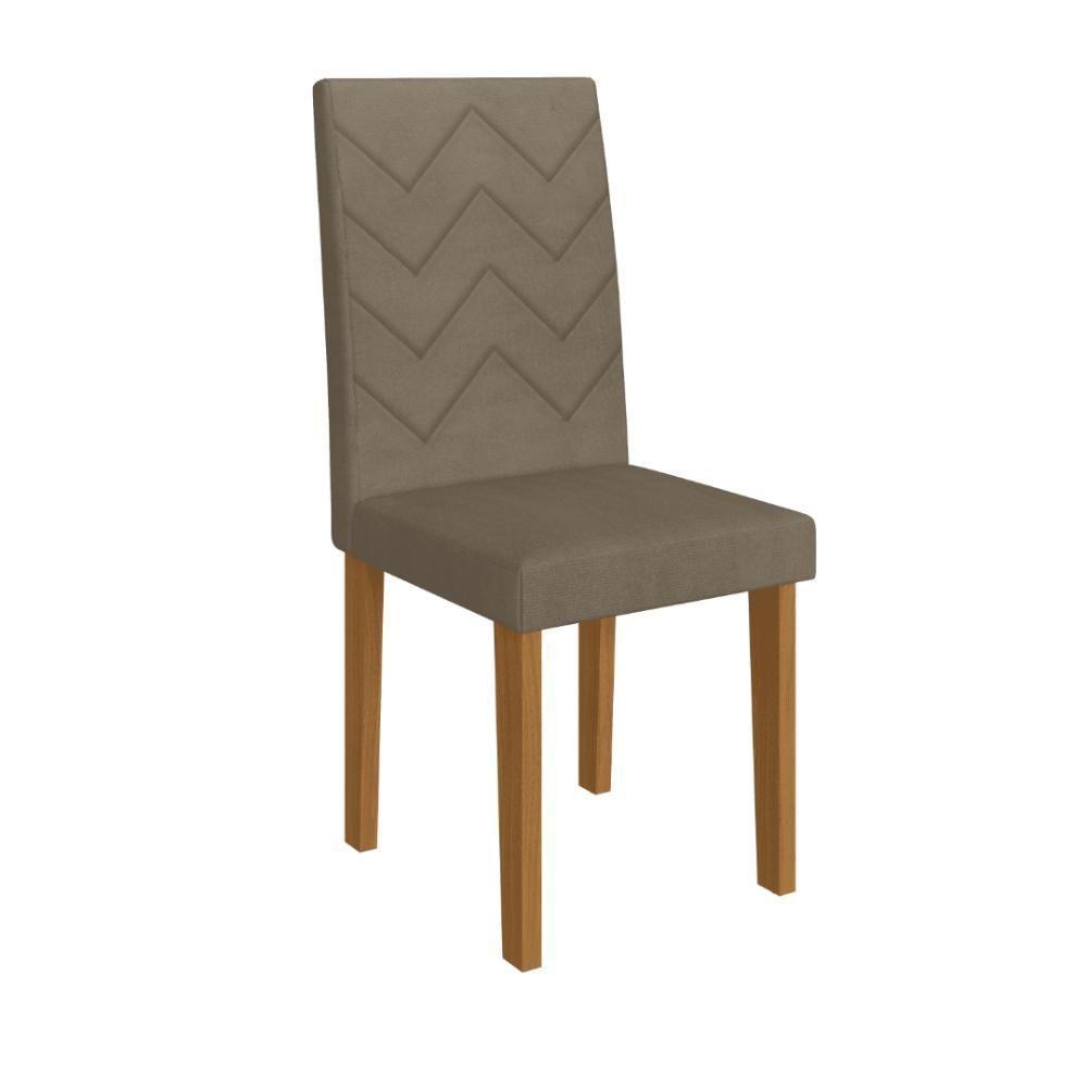 Conjunto Sala De Jantar Fidelitá Itália 170cm Com 6 Cadeiras Freijó/off-white Assento Cacau - 8