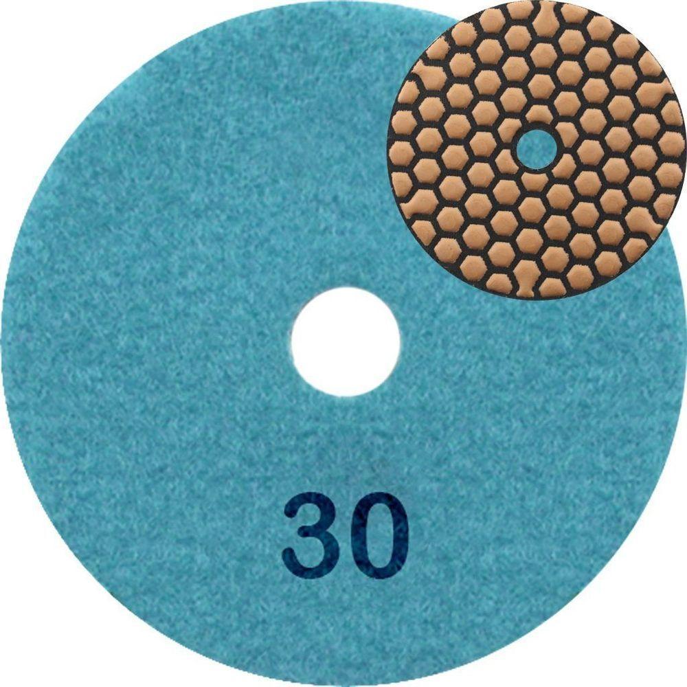 Disco Lixa Polimento A Seco Mármore 10 Cm Grão 30 - 1