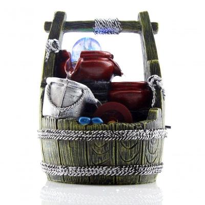 Fonte De água Decorativa Resina Cascata 3 Quedas 5270 Bivolt