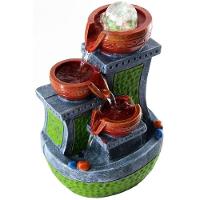 Fonte De água Decorativa Resina Cascata 3 Quedas 5268 Bivolt - 8