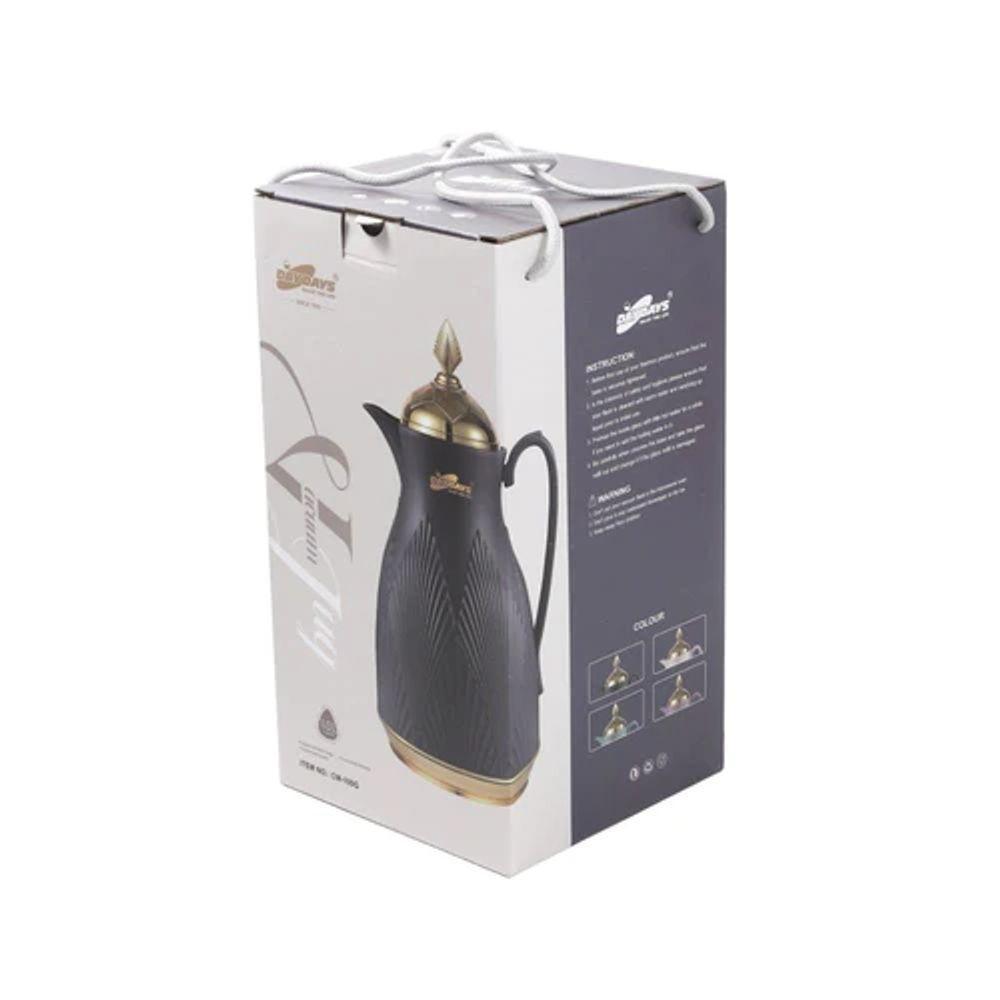 Garrafa Térmica Café Chá 1 Litro Roxa árabe A Vácuo Daydays Luxo - 2