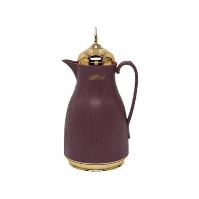 Garrafa Térmica árabe Café Chá 1 Litro Roxa A Vácuo Daydays Luxo