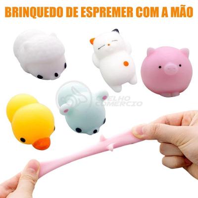 Bichinhos Squishy Mochi Fidget Brinquedo De Apertar Tiktok Silicone Sensorial Relaxa