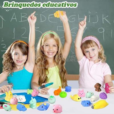 Bichinhos Squishy Mochi Fidget Brinquedo De Apertar Tiktok Silicone Sensorial Relaxa