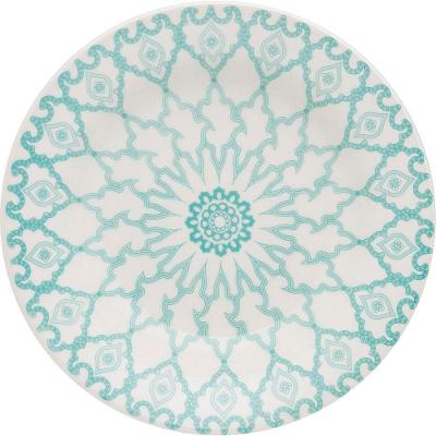 Kit 4 Pratos Fundos Donna Mandala Oxford Cerâmica 22cm