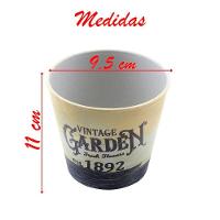 Kit 4 Mini Vasos De Planta Cachepot Estampados Decorados 11cm - 2