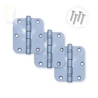 Kit Fechadura Externa Tera Imab + 3 Dobradiças C/red De Inox 3 X 2 ½ - 4