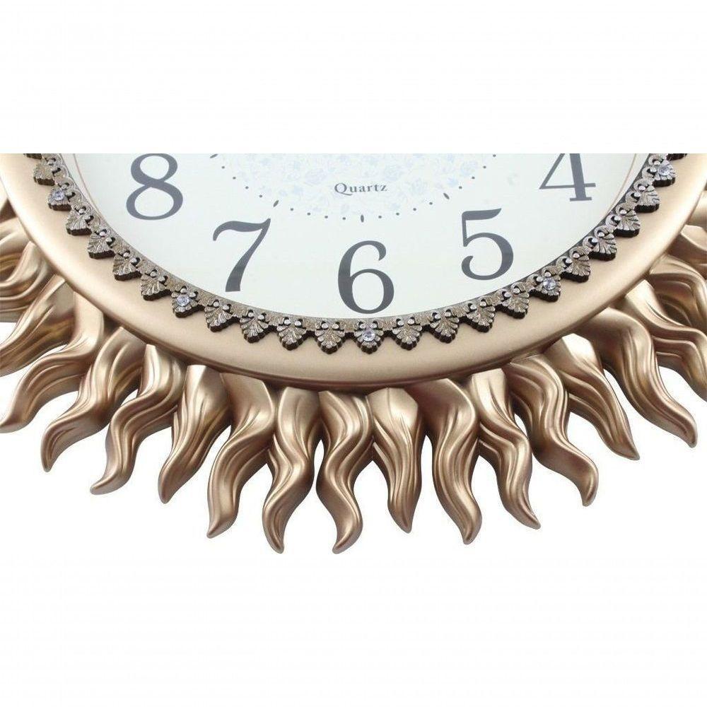 Relógio De Parede Místico Solar Oriental 45cm Dourado - 4