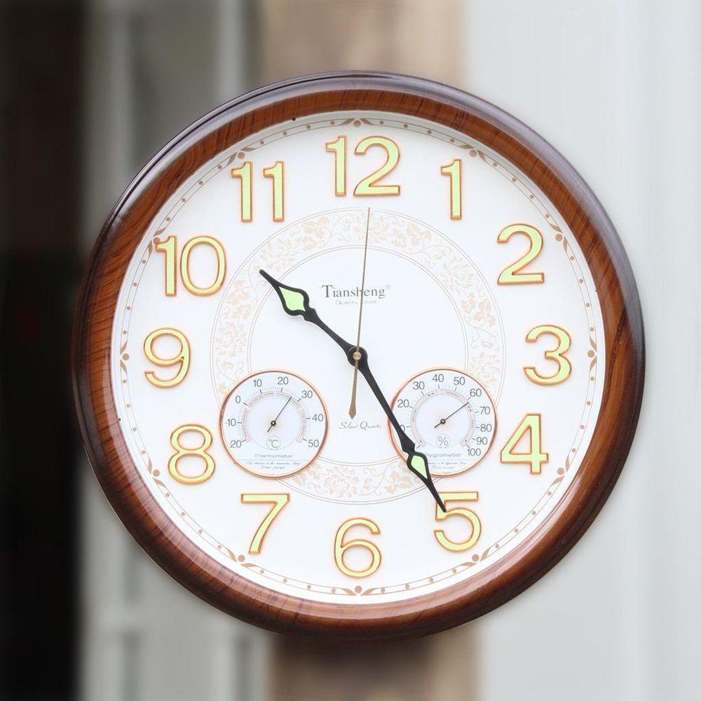 Relógio De Parede Decorativo Tiansheng 46cm Branco 1 - 3
