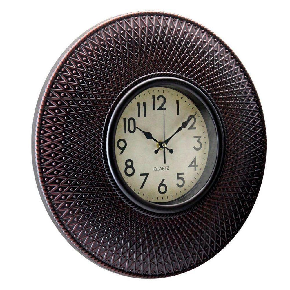 Relógio De Parede Decorativo Clássico 40cm Cobre - 2