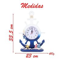 Relógio De Mesa Ancora Náutico Marítimo - 5