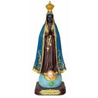 Santa Imagem Nossa Senhora Aparecida Resina 20,5cm - 1