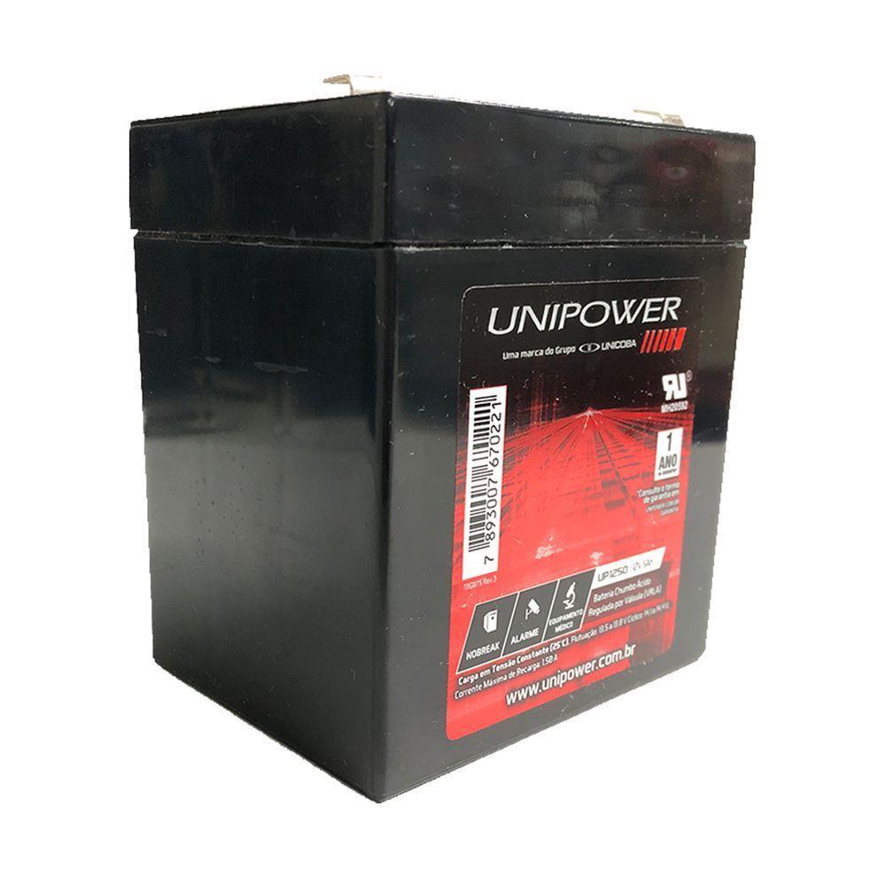 Bateria Unipower Para Nobreak Up1250-06c013 F187 12v 5.0ah - 1