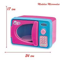 Brinquedo Kit Mini Microondas Coleção Le Chef Luz E Som - 2