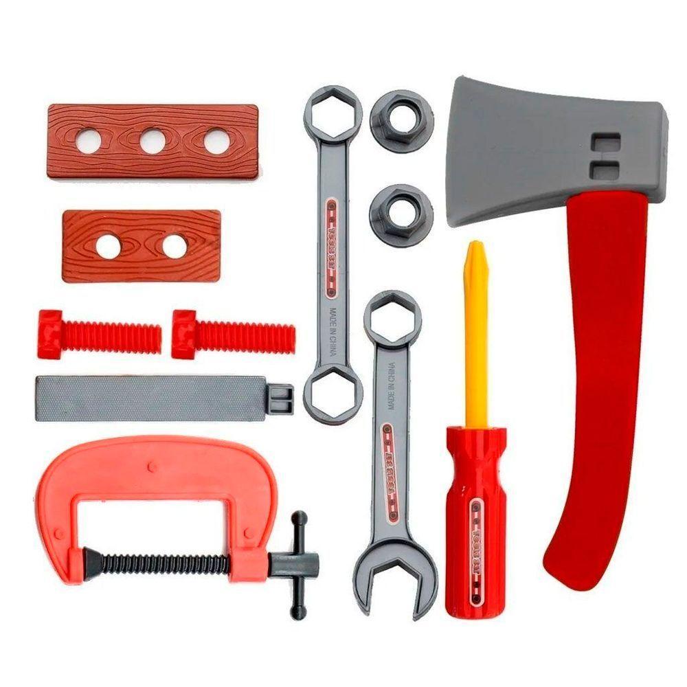 Kit Brinquedo Ferramentas Infantil Construtor Engenheiro 13 Peças - 1