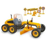 Brinquedo Trator Articulável Motoniveladora Construction Machine 115 Plainer - 1