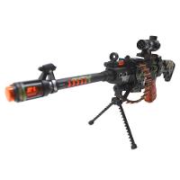Metralhadora Arma De Brinquedo Mira à Laser Com Som E Luz - 8