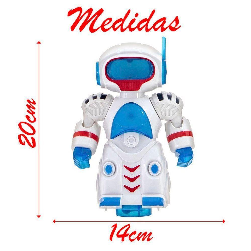 Brinquedo Robô Bate E Volta Infantil Com Luz Som - 2
