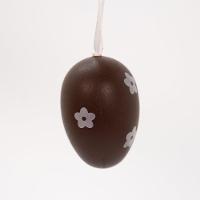 Kit 36 Ovos De Páscoa Enfeitado Com Flores Pendentes Decorativo - 5