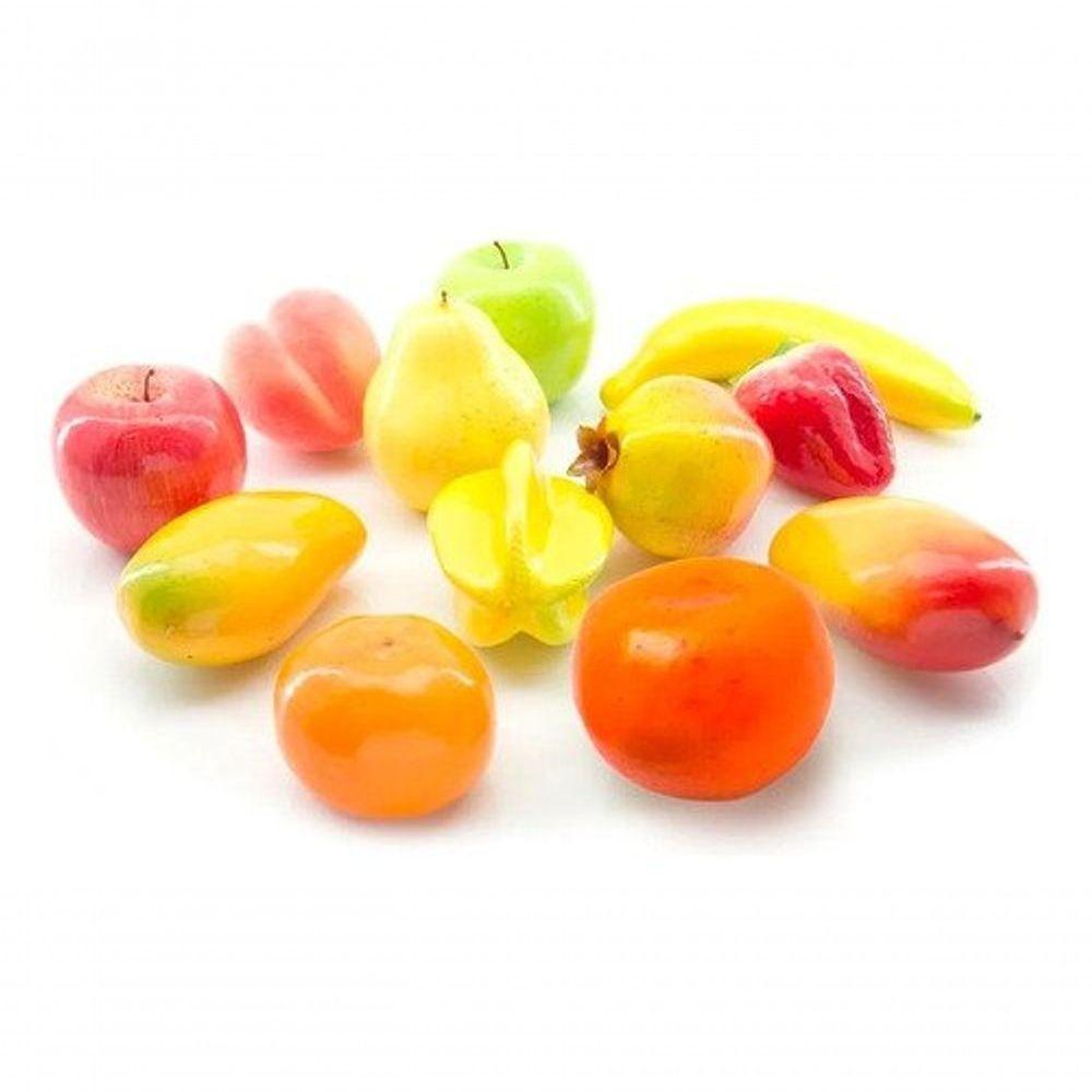 Kit 4 Pacotes De Frutas Fruta Artificiais Decoração 48 Unidades - 1