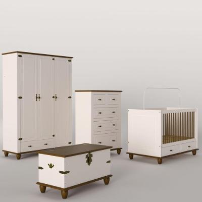 Quarto Infantil Retrô Off White- Nogueira
