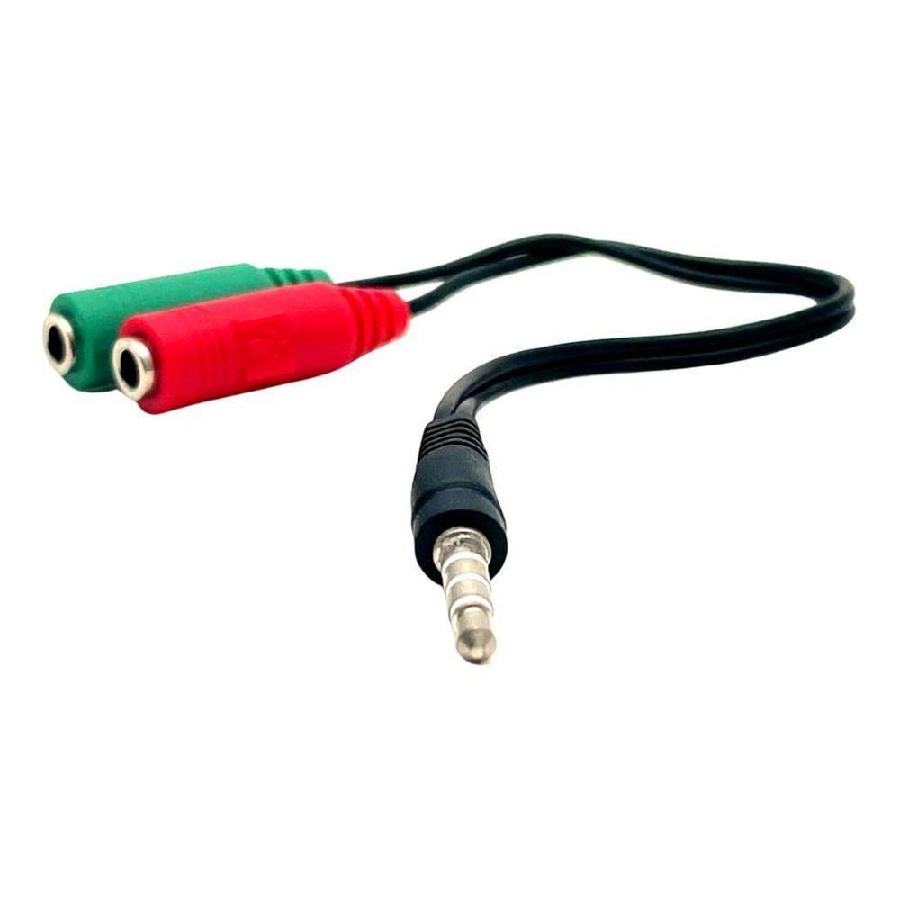 Cabo Adaptador De Fone 2 Entradas 1 Saída - 1