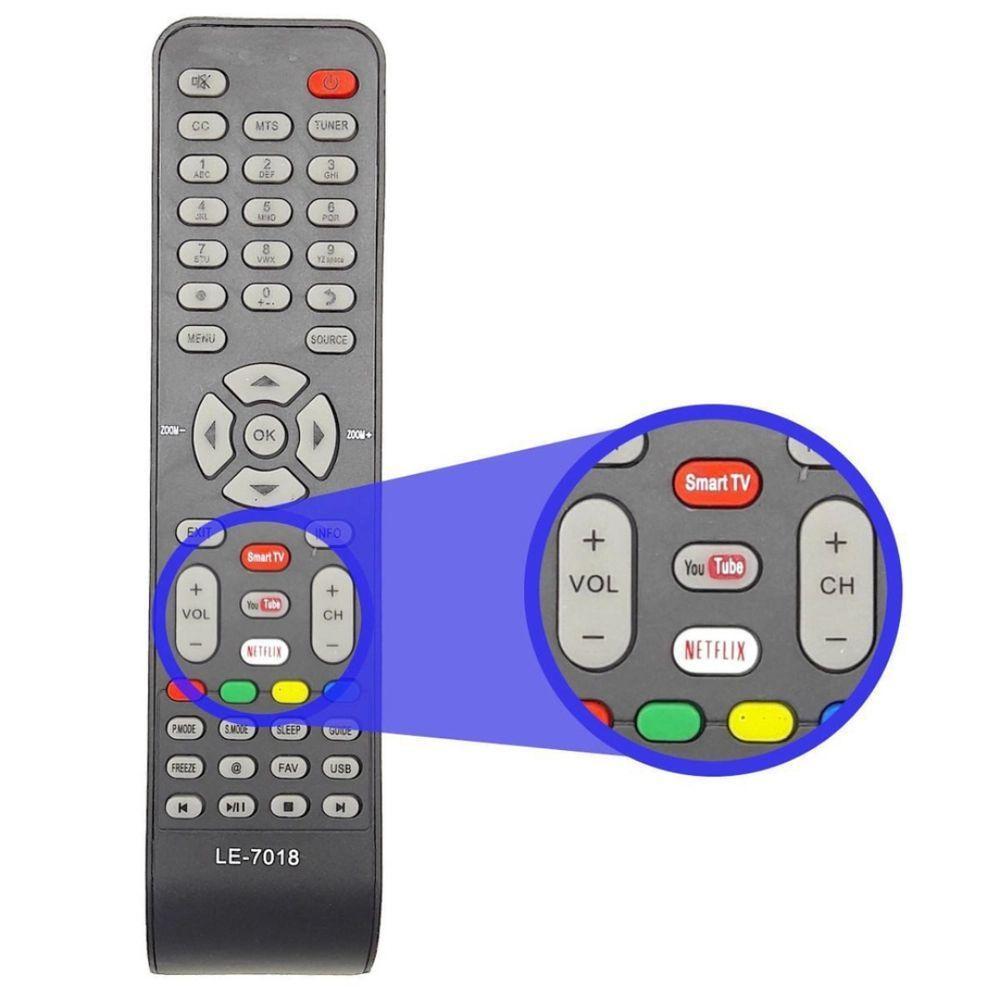 Controle Remoto Compatível Toshiba Smart Netflix - 3