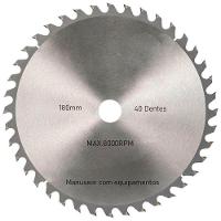Disco De Serra Circular Com 40 Dentes 7" 180mm Para Madeira - 1