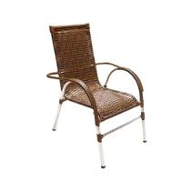 Jogo 6 Cadeiras E Mesa Vênus Para Area Externa Trama Argila - 2