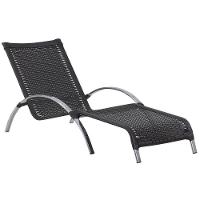 4 Cadeiras E Mesa 2 Espreguiçadeiras E Mesa  Preto - 2