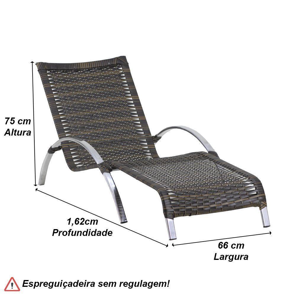 4 Cadeiras E Mesa 2 Espreguiçadeiras E Mesa  Pedra Ferro - 3