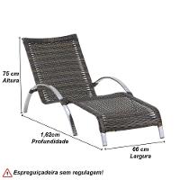 4 Cadeiras E Mesa 2 Espreguiçadeiras E Mesa  Pedra Ferro - 3