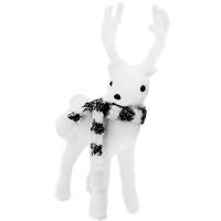 Boneco Natal Enfeite Natalino Rena Felpuda 28cm - 1