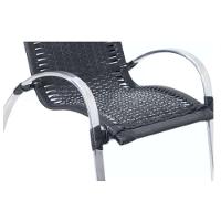 Jogo De 4 Cadeiras E Mesa Em Alumínio Garden  Preto - 9