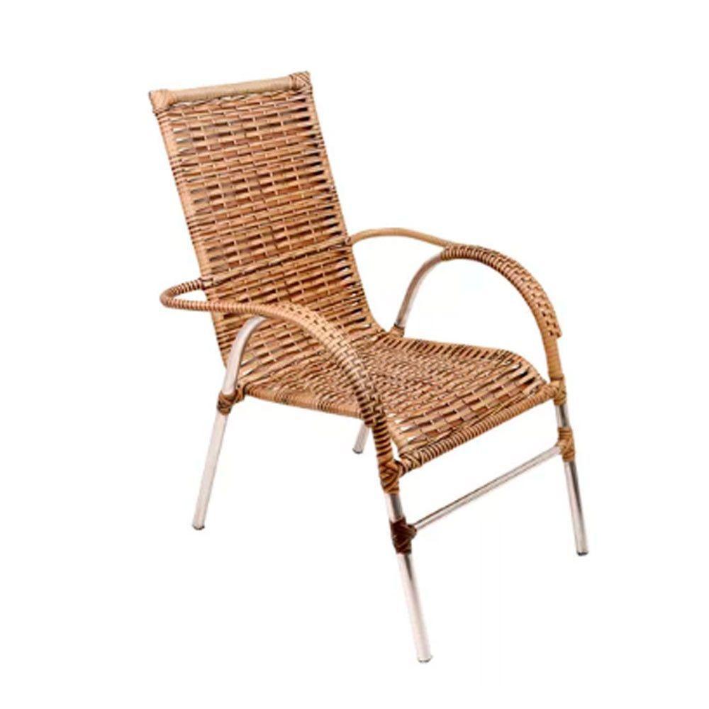 Kit 6 Cadeiras E Mesa Vênus Churrasco Trama Capuccino - 3