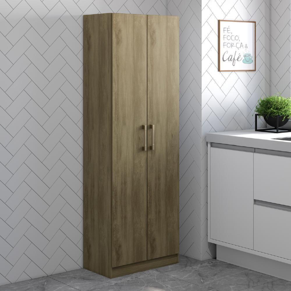 Armário Utilitário Cozinha 2 Portas Noce Carraro - 1