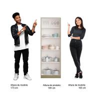 Armário Utilitário Cozinha 2 Portas Noce Carraro - 6