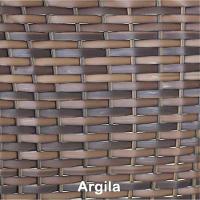 Jogo 6 Cadeiras E Mesa Para Varanda Vênus  Argila - 7