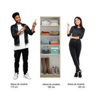 Armário Utilitário Infantil 2 Portas Noce Carraro - 6