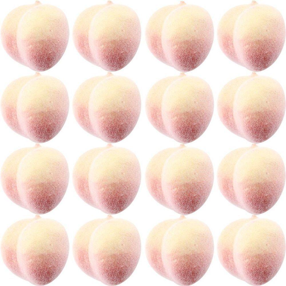 Kit Mini Frutas Artificiais Pêssegos 192 Unidades Isopor - 1