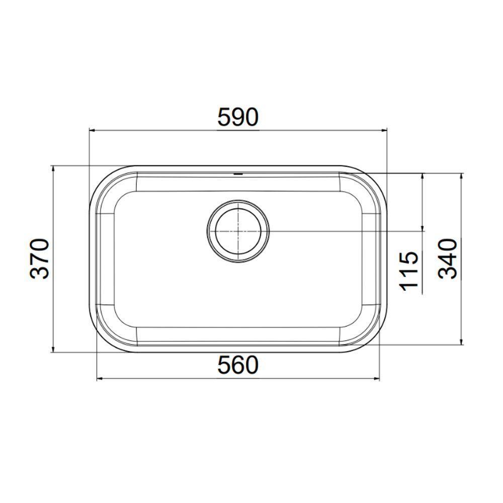Cuba De Embutir Invicta 56x34x18 Aço Alto Brilho Docol - 2