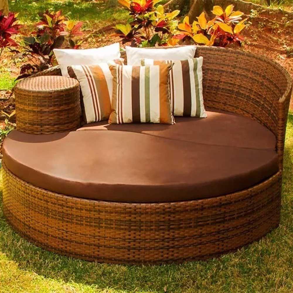 4 Cadeiras E Mesa 2 Espreguiçadeiras Mesa + Chaise Trama Capuccino - 7