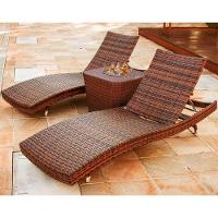 4 Cadeiras E Mesa 2 Espreguiçadeiras Mesa + Chaise Trama Capuccino