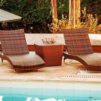 4 Cadeiras E Mesa 2 Espreguiçadeiras Mesa + Chaise Trama Capuccino - 6