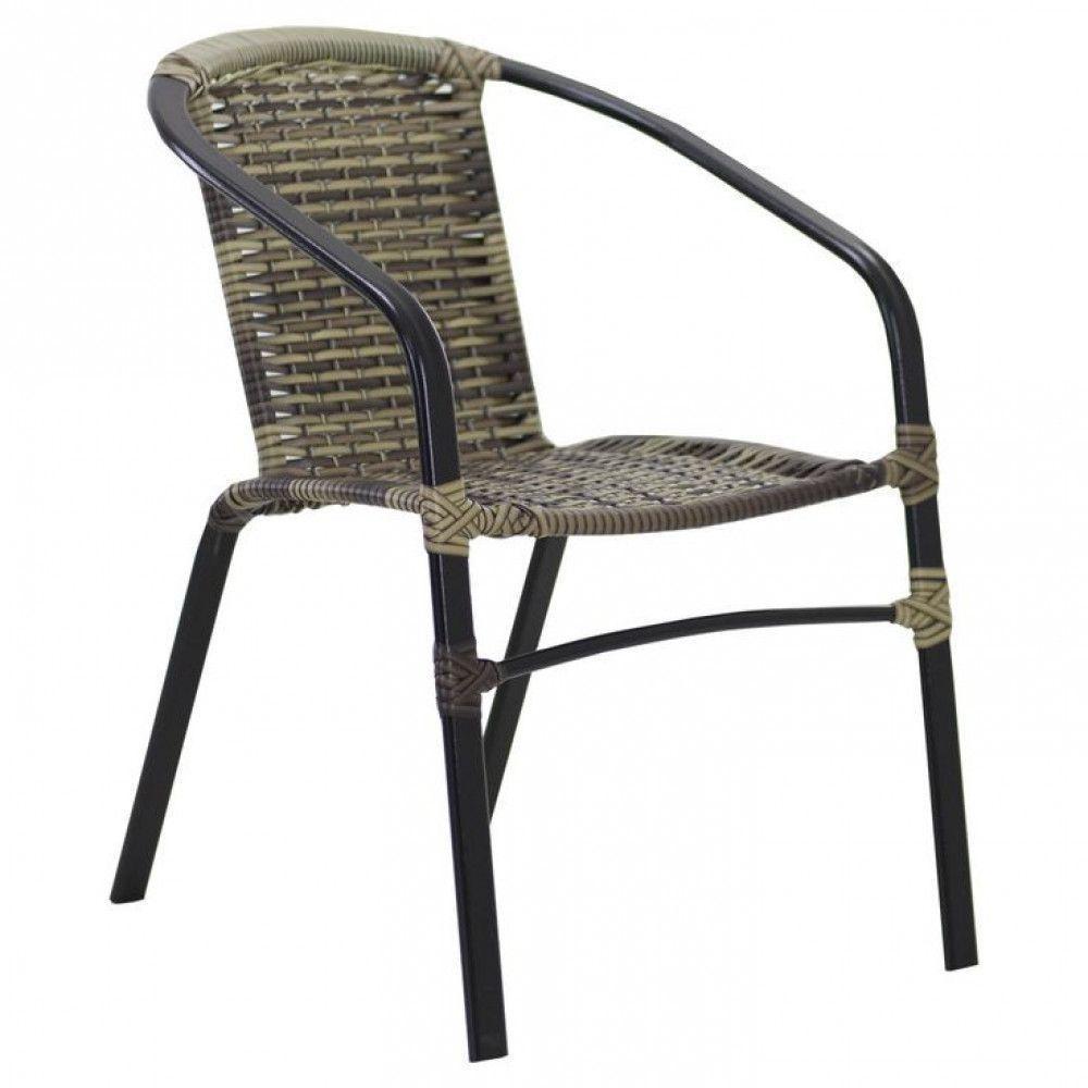 Conjunto 4 Cadeiras E Mesa Floripa Tampo Ripado Trama Capuccino - 4